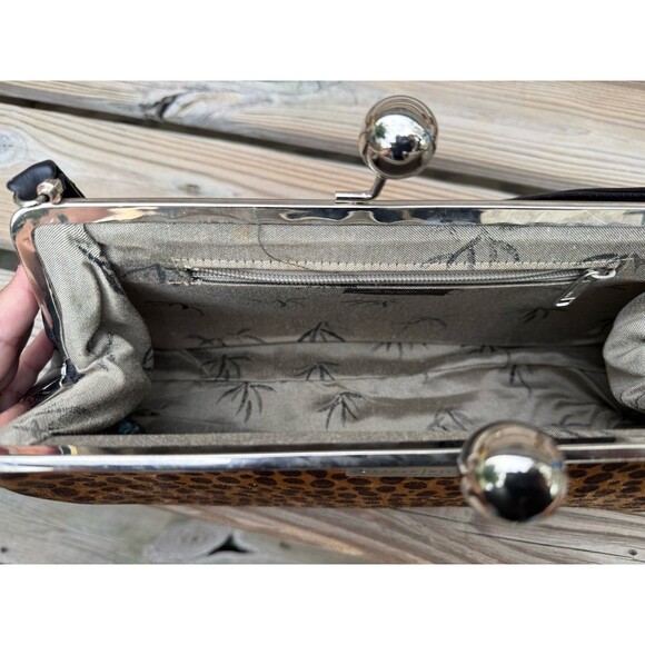 Karen Wilson Handbag Animal Print Excellent Condition MSRP $240 Urban Safari - Picture 5 of 15